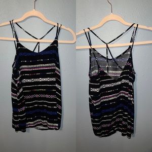 NO BOUNDARIES Black Strappy Tank